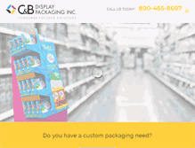 Tablet Screenshot of cbdisplaypac.ca